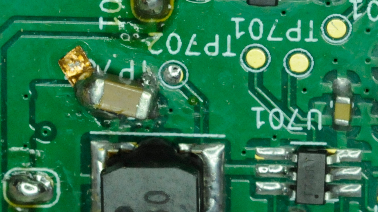 Ugly capacitor fix