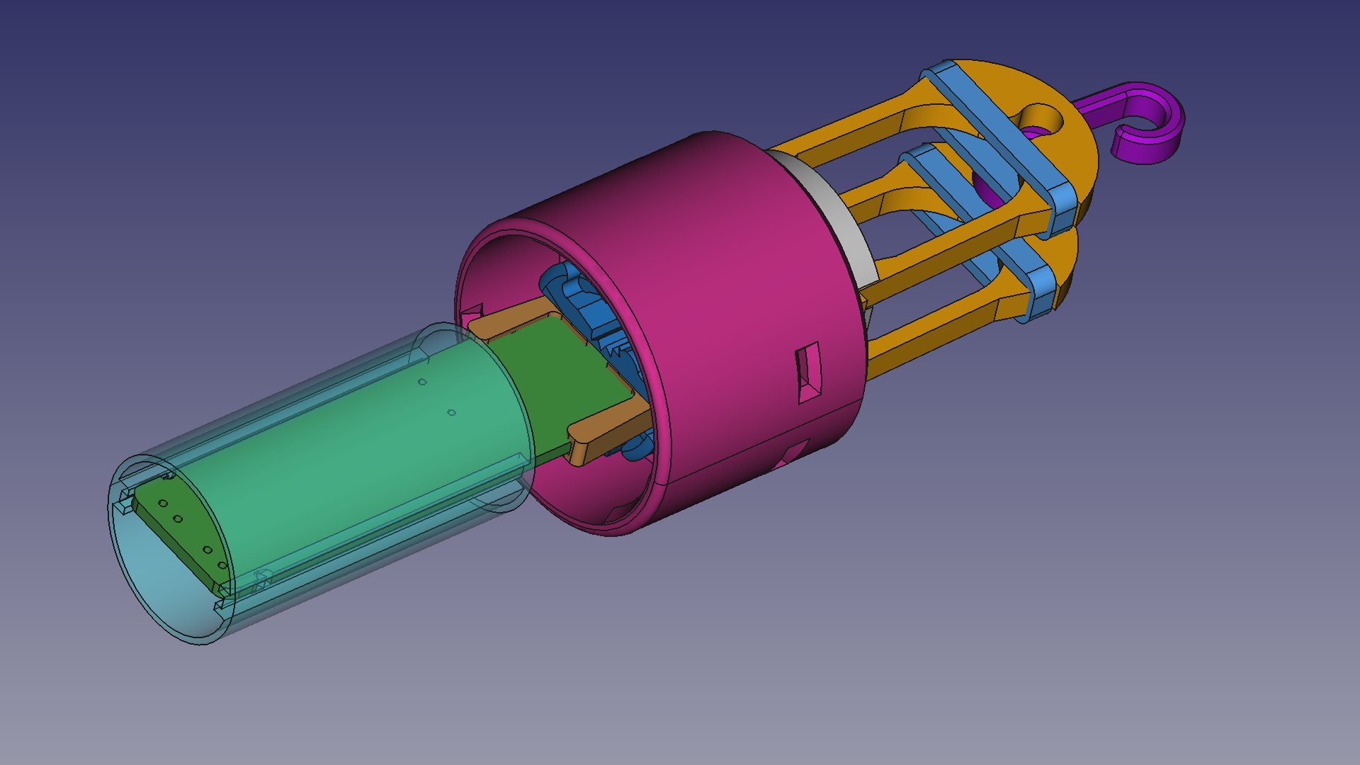 Lamp enclosure assembly